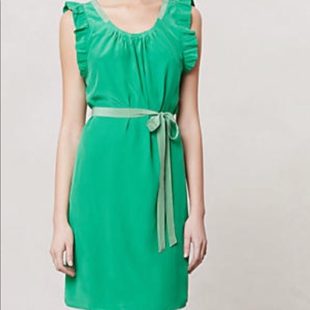 Anthropologie Girls From Savoy silk dress